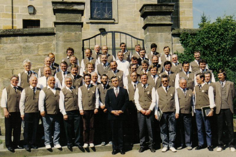 Vereinsbild Liedertafel Colditz von 1991